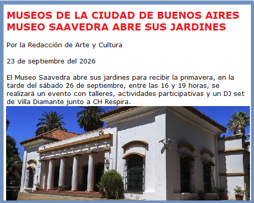 MUSEO SAAVEDRA